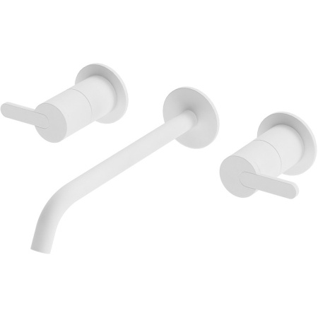 Смеситель для раковины Cezares Leaf LEAF-BLI3L-BIO Белый матовый