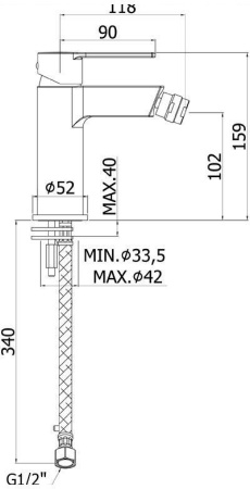 Смеситель Paffoni West WS131CR