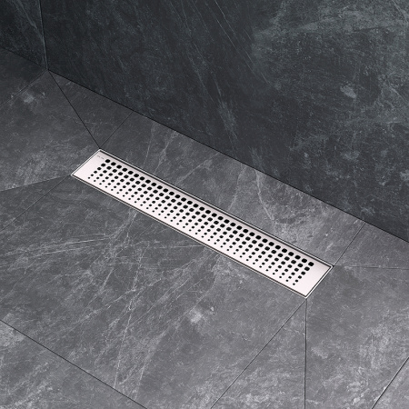 Трап для душа Am.Pm MasterFlow 40 W01SC-P11-040-01SB с решеткой Хром матовый Cut Gradient