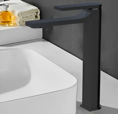 Смеситель Boch Mann LUGANO B XL для раковины, черный, высокий BM9630