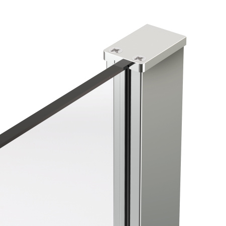 Душевой уголок Vincea Stella VSR-1ST9012CLGM, 1200*900, вороненая сталь, стекло прозрачное