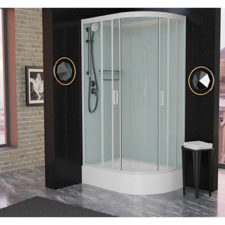 Душевая кабина Frank F412/1L White 120x80 Душевая кабина Frank F412/1L White 120x80