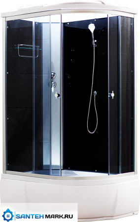 Душевая кабина Aquapulse 4006D L/R grey black