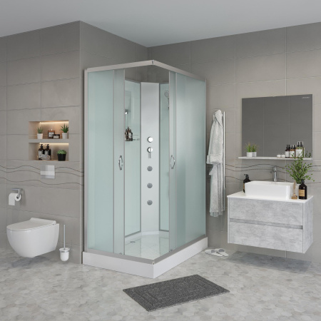 Душевая кабина Niagara Classic NG-43085-14QBKG 100x80