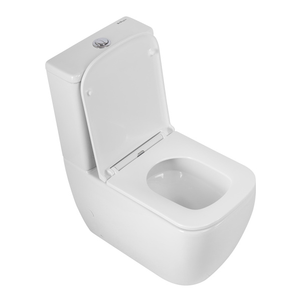 Унитаз BelBagno LUCE-TOR BB2197CP-TOR/SC/BB2197T безободковый со смывом TORNADO