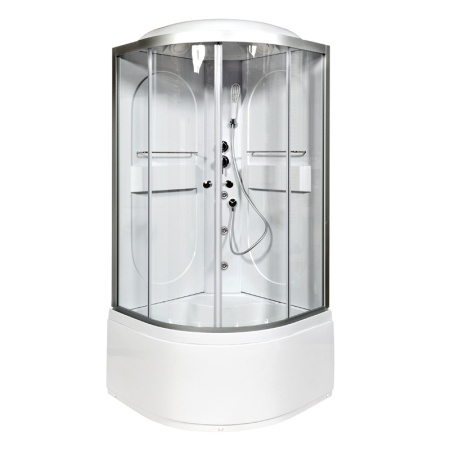 Душевая кабина DTO L 610 GM 100x100 с гидромассажем