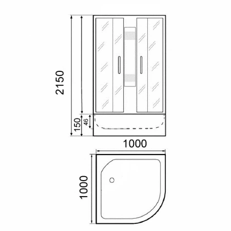 Душевая кабина Parly C101
