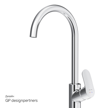 Смеситель для кухонной мойки AM.PM Like F8007100 Хром