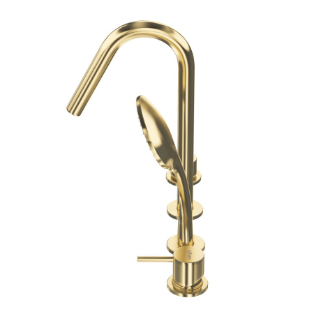 Смеситель CEZARES LEAF LEAF-BVDM4-L-SR золото