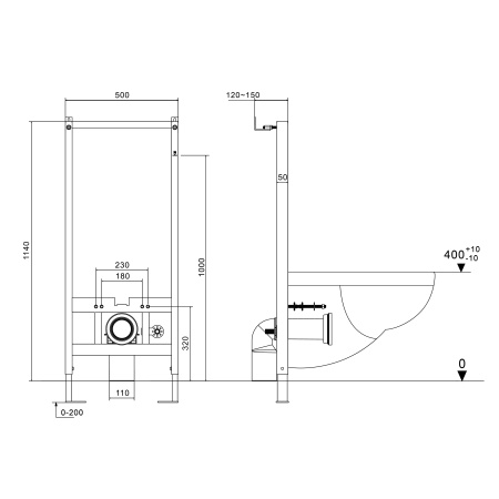 Инсталляция Grossman GR-901.K31.01.000 (50*6*114)
