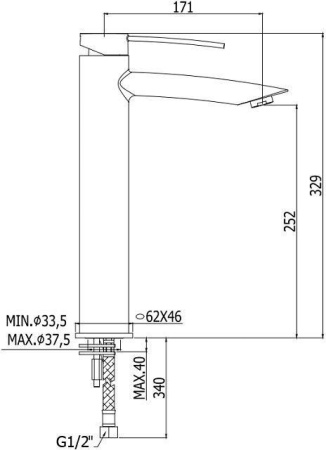 Смеситель Paffoni Berry BR081CR