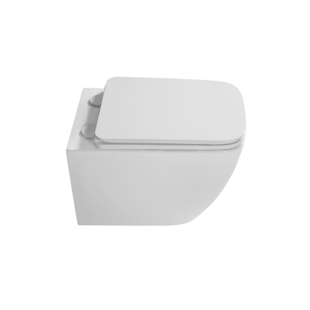 Унитаз Grossman Thin Rim GR-5603S (520х365х345) тонкий ободок,белый с тонкой крышкой,микролифт,1 место