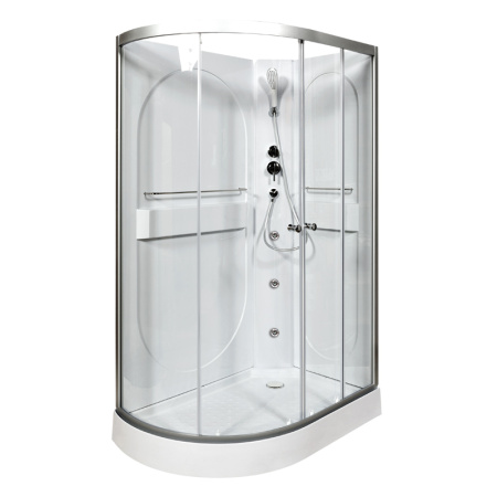 Душевая кабина DTO L 602 R N GM 120x80 с гидромассажем