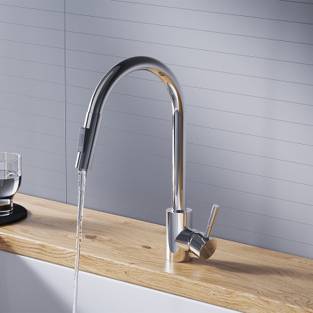 Смеситель для кухонной мойки Dorff Logic D3007500 Хром