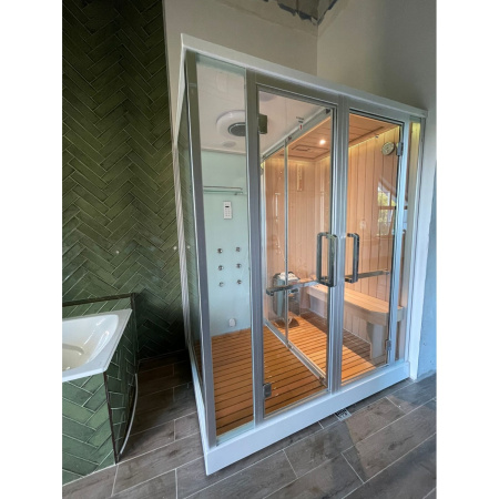 Душевая кабина с сауной Frank F-918 R 180x130