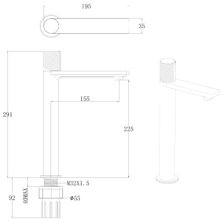 Смеситель Allen Brau Liberty 5.33002-00 хром Смеситель Allen Brau Liberty 5.33002-00 хром