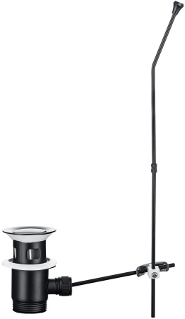 Смеситель Allen Brau Infinity 5.21004-31 (с донным клапаном) черный матовый Смеситель Allen Brau Infinity 5.21004-31 (с донным клапаном) черный матовый