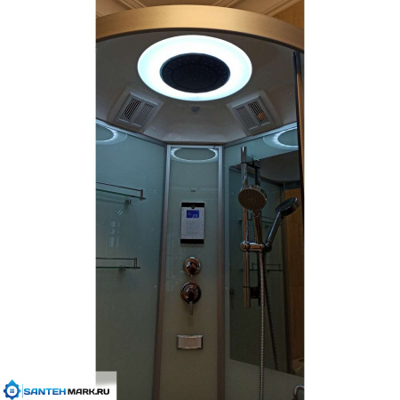 Душевая кабина Frank F-606 100x100 с баней Душевая кабина Frank F-606 100x100 с баней