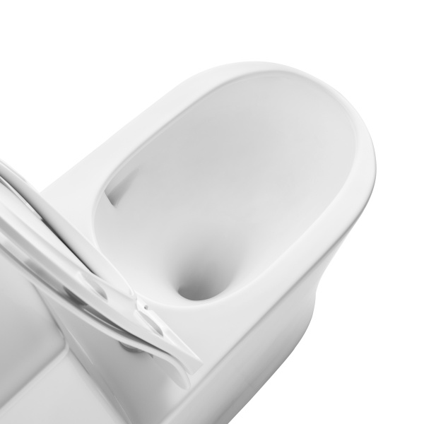 Унитаз Grossman Thin Rim GR-5607SQ (656х370х796) тонкий ободок,белый с тонкой крышкой,микролифт,смыв торнадо,1 место