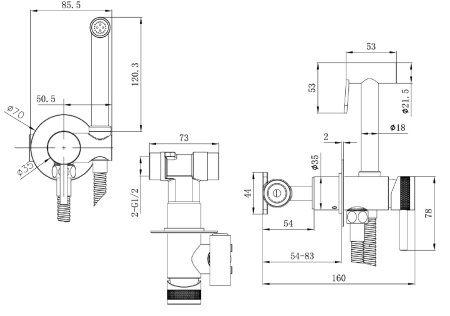 Смеситель Allen Brau Priority 5.31A29-BN (с внутренней частью) никель браш Смеситель Allen Brau Priority 5.31A29-BN (с внутренней частью) никель браш