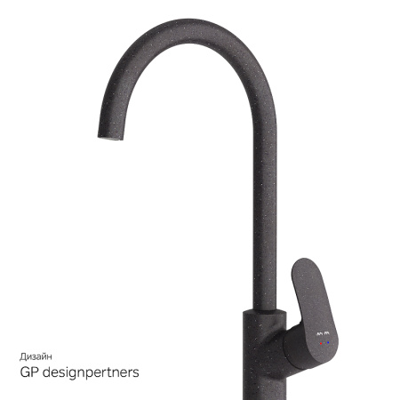 Смеситель для кухонной мойки AM.PM Like F8007122 Черный