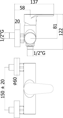 Смеситель Paffoni Green GR168CR