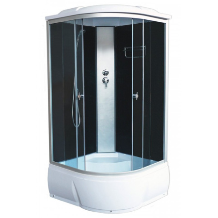 Душевая кабина Aquacubic 3302D grey black 90х90 Душевая кабина Aquacubic 3302D grey black 90х90