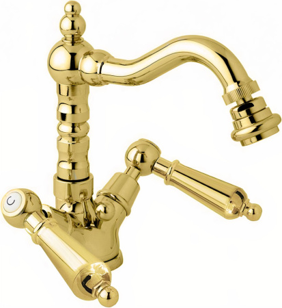 Смеситель для биде Cezares First FIRST-BS2-03/24-M с донным клапаном