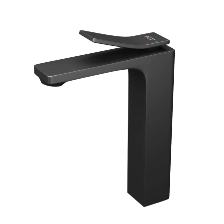 Смеситель для раковины NT Bagno NT1801НВ Volno H для раковины черный матовый