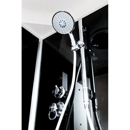 Душевая кабина DTO B 01S EL BLACK 100x100 с электрикой Душевая кабина DTO B 01S EL BLACK 100x100 с электрикой