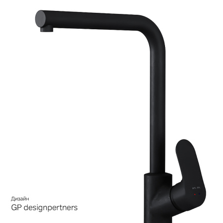 Смеситель для кухонной мойки AM.PM Like F8005022 Черный матовый