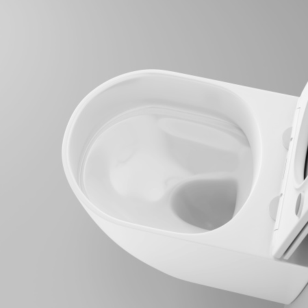 Унитаз Grossman Thin Rim GR-5601S (520х360х360) тонкий ободок,белый с тонкой крышкой,микролифт,1 место