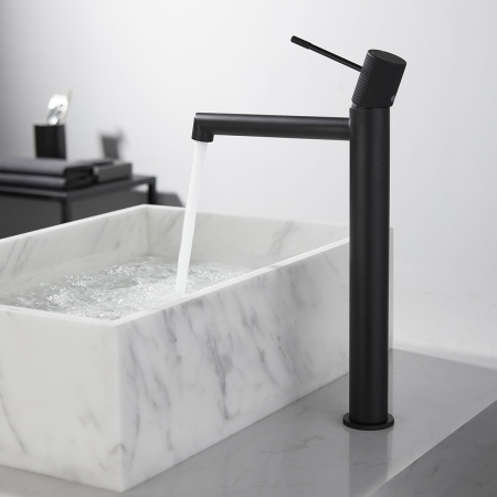 Смеситель для раковины Vincea Desire VBF-1D2MB однорычажный, черный