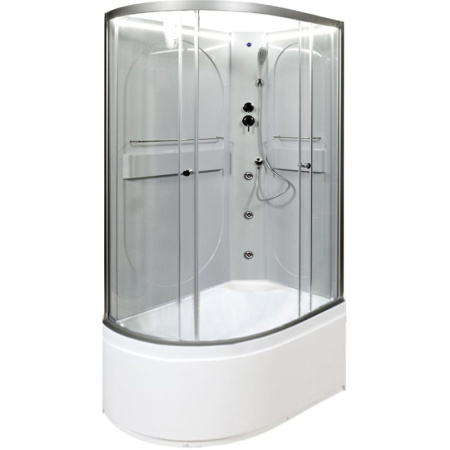 Душевая кабина DTO L 620 R N LED+GM 120x80 с гидромассажем