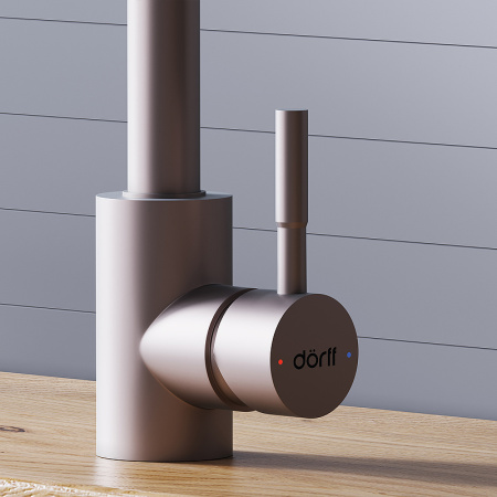 Смеситель для кухонной мойки Dorff Logic D3007511 Сатин