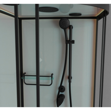 Душевая кабина Frank F409/2 Black 90x90 Душевая кабина Frank F409/2 Black 90x90