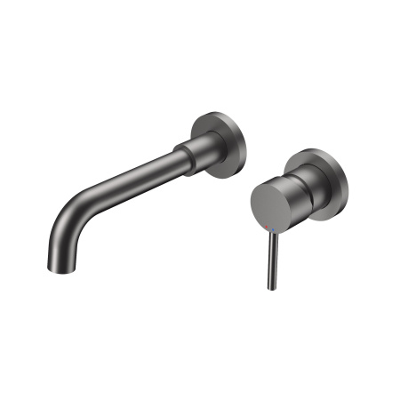 Смеситель Berges VENTAS R скрытого монтажа, раздельный, оружейная сталь