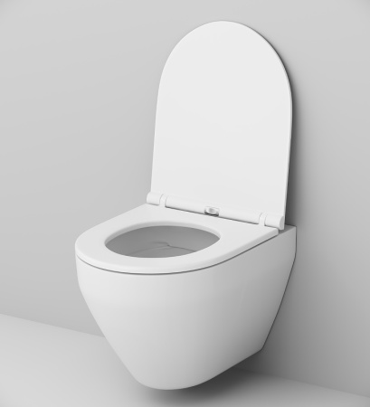 Комплект унитаза с инсталляцией AM.PM Spirit V2.0 FlashClean IS47031.701700 с сиденьем Микролифт и клавишей смыва Никель матовый