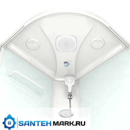 Душевая кабина Domani-Spa Delight 99 high с гидромассажем светлые стенки тонированные стекла Душевая кабина Domani-Spa Delight 99 high с гидромассажем светлые стенки тонированные стекла