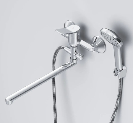 Смеситель для ванны AM.PM X-Joy F85A90100 универсальный Хром