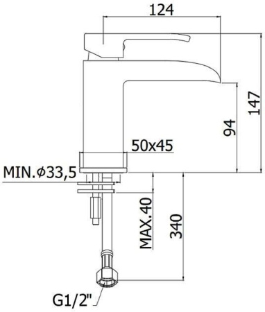 Смеситель Paffoni Level LES061CR