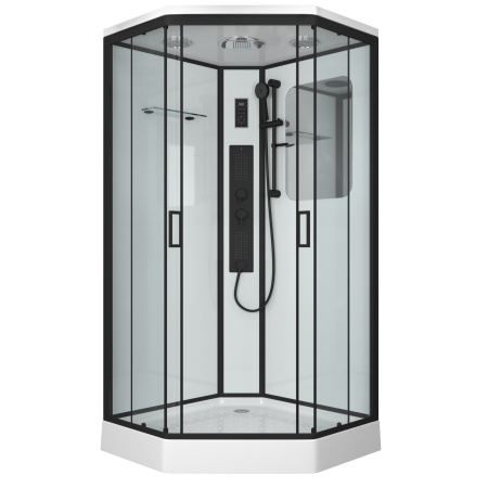Душевая кабина Niagara Premium NG-6902-01GD BLACK 100x100