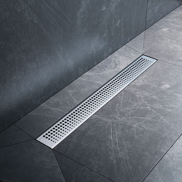 Трап для душа Am.Pm MasterFlow 60 W01SC-P11-060-01SB с решеткой Хром матовый Cut Gradient