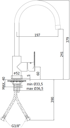 Смеситель Paffoni Lime LM180CR
