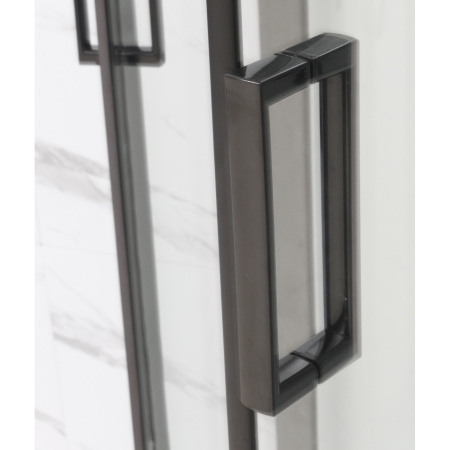 Душевая кабина Frank F400/1 Black 100x100 без крыши Душевая кабина Frank F400/1 Black 100x100 без крыши