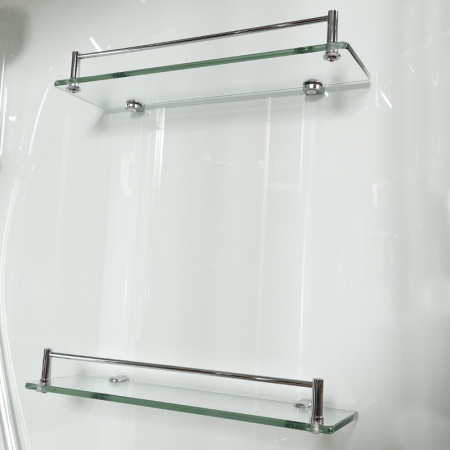 Душевая кабина DTO A 01 LED с кнопкой и гидромассажем 100x100