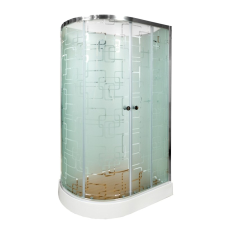 Душевая кабина DTO EM 1511 R N с гидромассажем 110х80