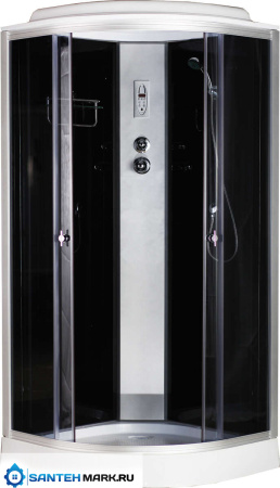 Душевая кабина Aquapulse 4122С grey black