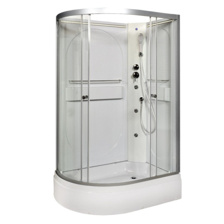 Душевая кабина DTO L 520 R N LED+GM 120x80 с гидромассажем