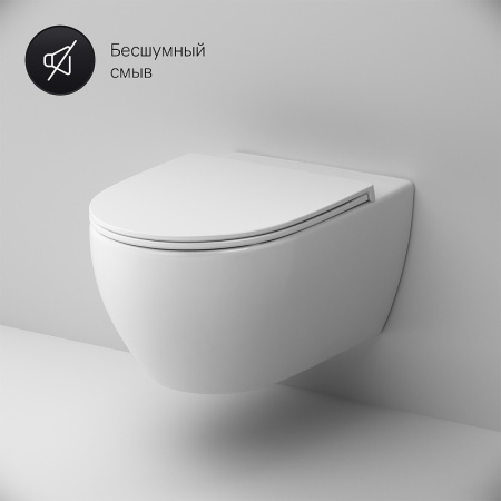 Комплект унитаза с инсталляцией AM.PM Awe FlashClean IS47001.111700 с сиденьем Микролифт и Белой клавишей смыва